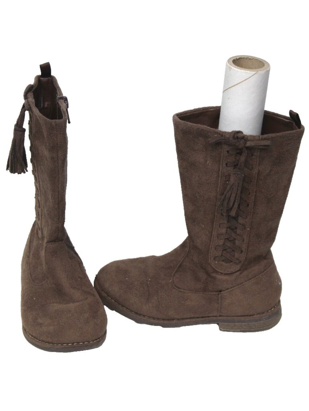 2012 Gymboree Equestrian Club Riding Western Boots Cowgirl Girls sz 11 Tassels